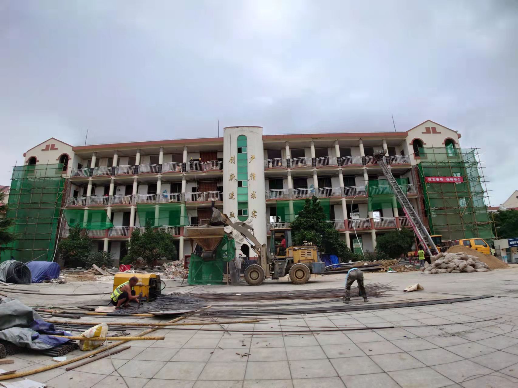 蕲春北竹岛小学改造加固